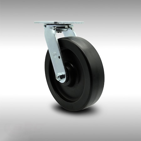 Service Caster 8 Inch Stainless Steel Polyolefin Wheel Swivel Caster with Ball Bearing SCC SCC-SS30S820-POB